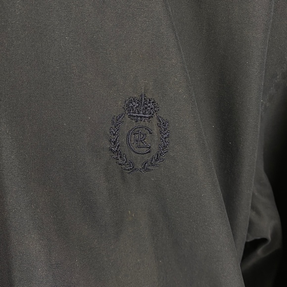 Chaps Ralph Lauren Men's Raincoat Jacket Waterproof Full Zip Navy Blue Size XL - Picture 5 of 11